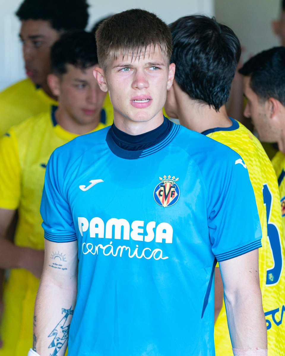 CanteraGrogueta's tweet image. ¡Yakiv Kinareikin sumó sus primeros minutos con el Villarreal B! 💫