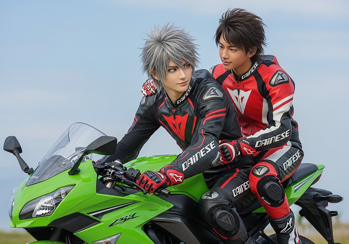 うおっ!!いい感じのイケメン兄弟ライダーが出来た。 表情といい、距離