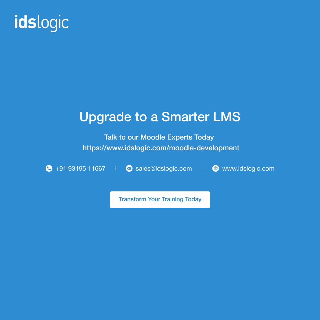 idslogic's tweet image. From corporate training to academic learning, we build LMS platforms that are engaging, scalable, and future-ready.
Swipe to see how our LMS expertise powers smarter learning.
#MoodleExperts #LMSDevelopment #ElearningSolutions #CorporateTraining #IDSLogicIndia