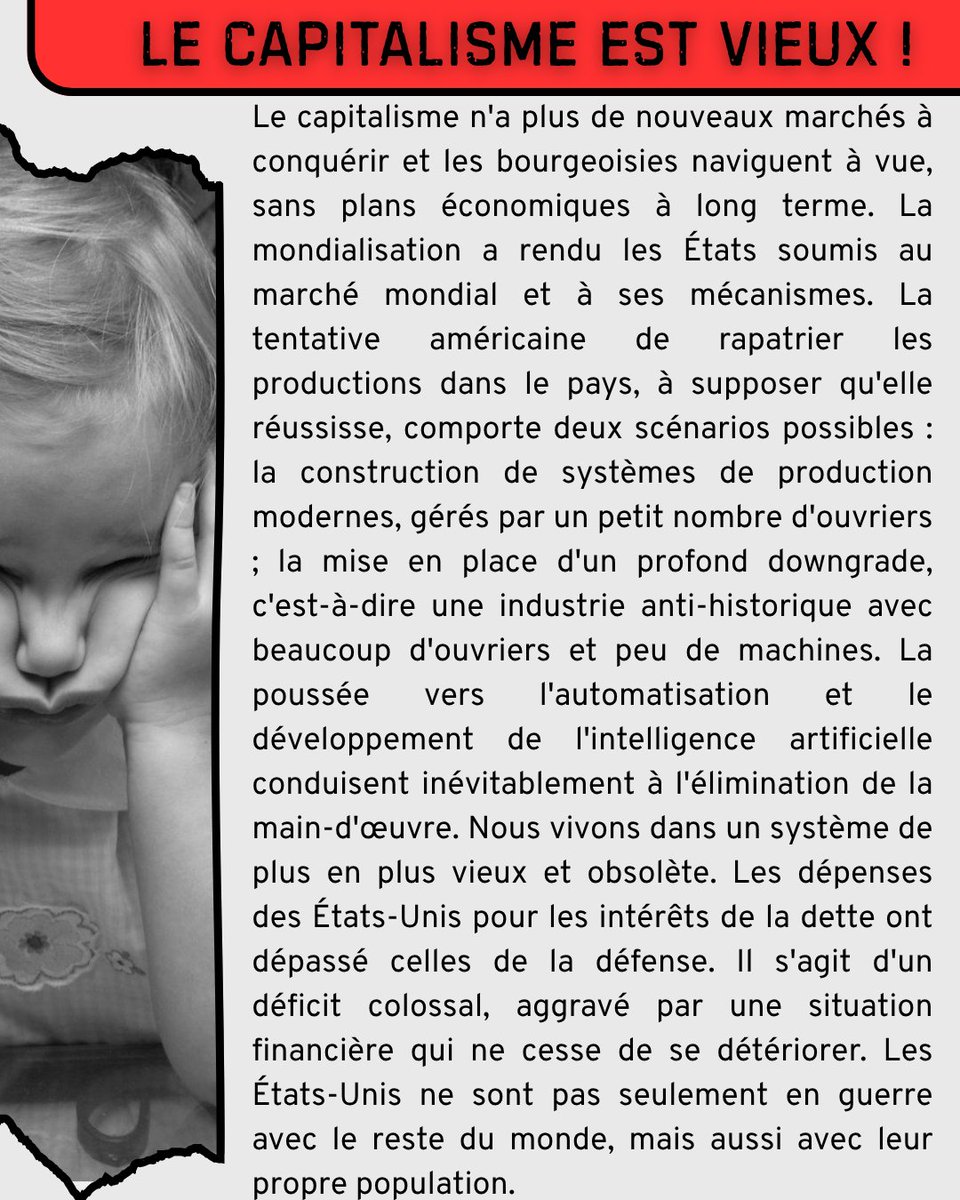 RevueSupernova's tweet image. Le capitalisme est vieux !
