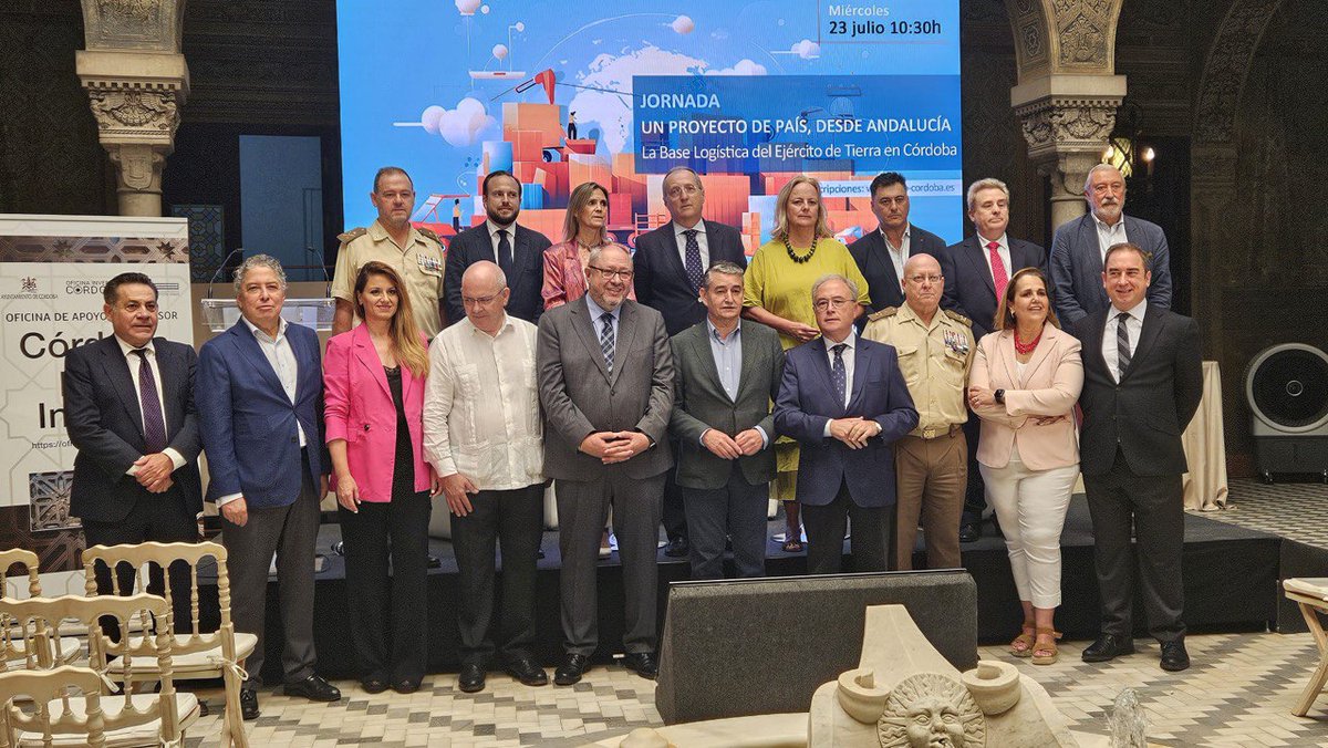 Blanca Torrent (@blancatorrent) on Twitter photo 🚀 #Córdoba, motor logístico e industrial.
El acto en #Sevilla, junto a los impulsados por la Oficina del Inversor con #CECO y <a href="/ayuncordoba_es/">Ayuntamiento Córdoba</a>, reforzó su posición nacional gracias a la Base Logística Ejército Tierra #BLET.
+500M€ en juego para #CordobaEsp 💼📦🌱 #Logística 🚀 #Córdoba, motor logístico e industrial.
El acto en #Sevilla, junto a los impulsados por la Oficina del Inversor con #CECO y <a href="/ayuncordoba_es/">Ayuntamiento Córdoba</a>, reforzó su posición nacional gracias a la Base Logística Ejército Tierra #BLET.
+500M€ en juego para #CordobaEsp 💼📦🌱 #Logística