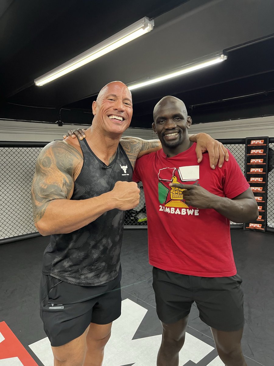 2 years ago to the day this happened.
This was life changing.
Biggest surprise of my life. 
I am grateful daily @therock 
God’s plan.
I will keep working hard and be hopeful.
I am HOPE.
Champion.
Winner.
But by bit i will Rise .
———
#championmindset 
#mambamentality 
#winner