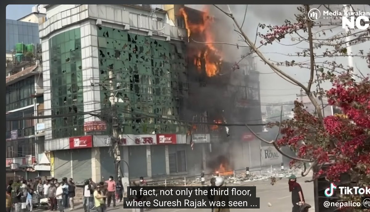 Rudra Pangeni (@rudrapang) on Twitter photo Death of a journalist Suresh Rajak shooting #promonarchy protest on March 28, 2025 is well-explained through visual investigation of public visual & records. May open up eyes of <a href="/NepalPoliceHQ/">Nepal Police</a> to realize its faults/book those behind death.
<a href="/mediakurakani/">Media Kurakani</a>
youtu.be/8-BLZB5r0ag?siтАж Death of a journalist Suresh Rajak shooting #promonarchy protest on March 28, 2025 is well-explained through visual investigation of public visual & records. May open up eyes of <a href="/NepalPoliceHQ/">Nepal Police</a> to realize its faults/book those behind death.
<a href="/mediakurakani/">Media Kurakani</a>
youtu.be/8-BLZB5r0ag?siтАж