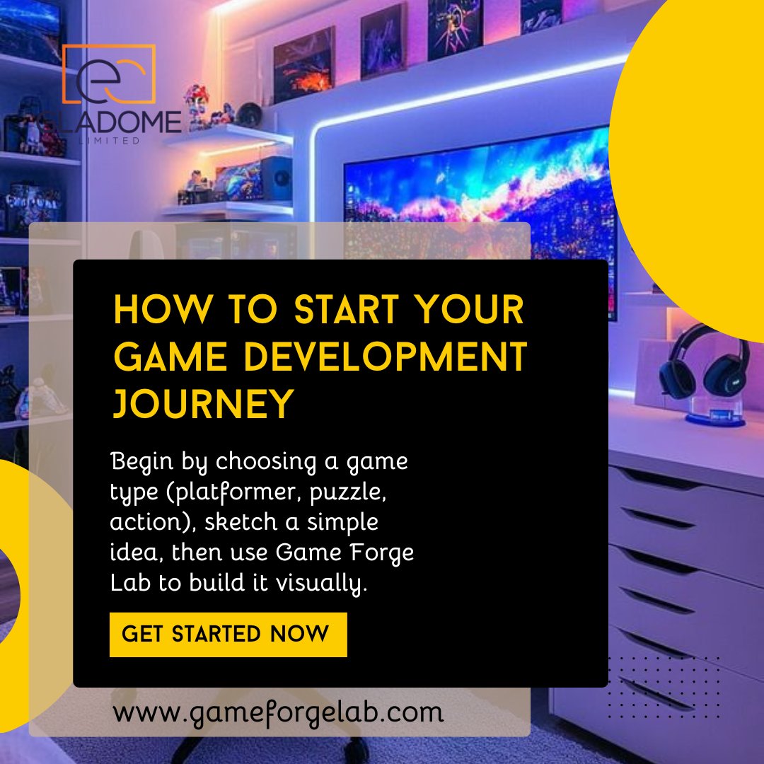 gameforgelab's tweet image. The platform is perfect for learning how games work—without feeling overwhelmed. #LearnGameDev #SimpleStart
