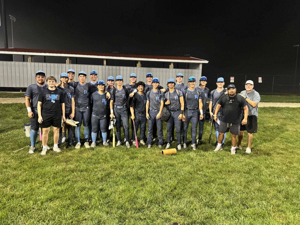 Rhino2026B's tweet photo. Today we have the honor of competing for each other one last time.  What a privilege! #brotherhood @RhinoBaseball https://t.co/D1MqBolbUe