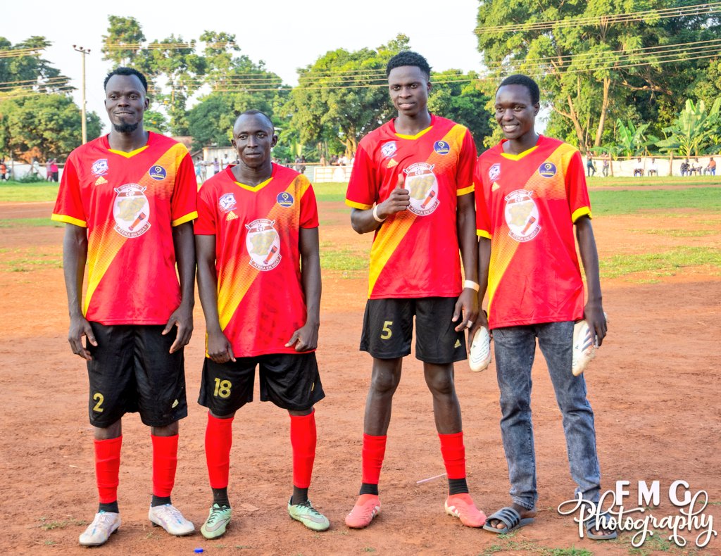 official_lccfc's tweet image. Our indomitable defensive trio of Captain Emma Ayo, Pedro Okot, and Solomon Omeri—alongside the prolific goal scorer Odongo Box, have propelled their home side, Lira City West Division, into the finals of the esteemed @DwogPacuCup.
Congs to the lads  for their  efforts thus far!