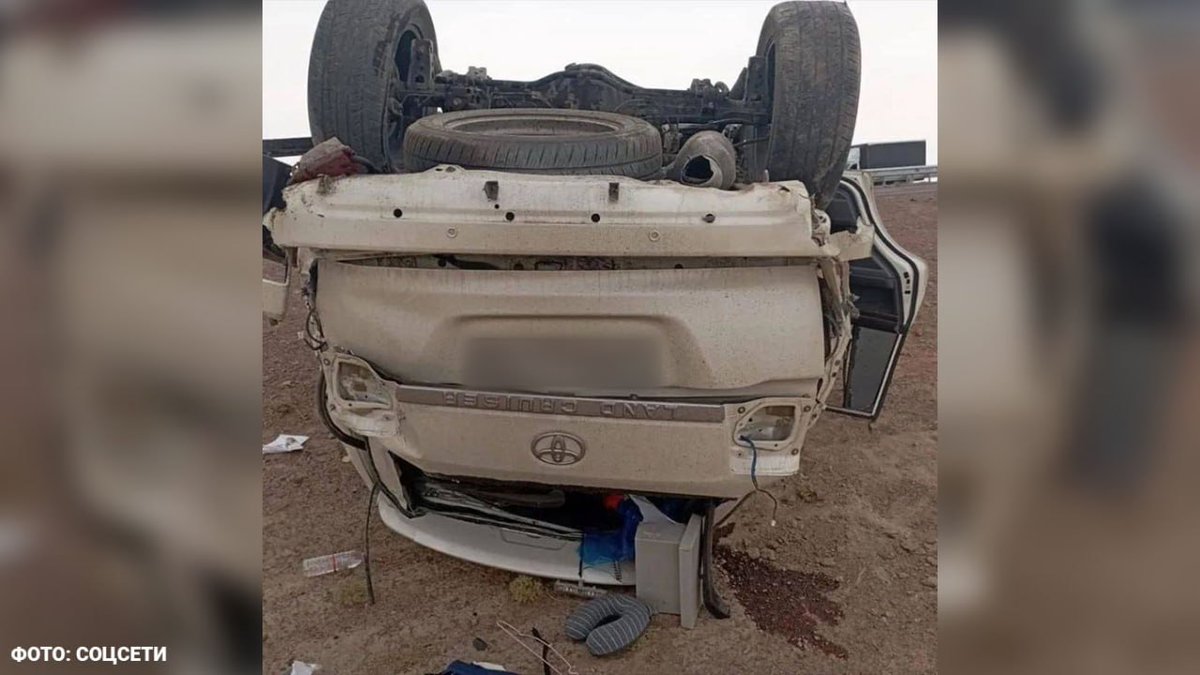 Matysek88's tweet image. Yesterday, a tragic car accident occurred in Kazakhstan, involving the wife and son of UFC fighter Shavkat Rakhmonov. The Toyota Land Cruiser 200, reportedly driven by Rakhmonov’s wife, overturned, resulting in the deaths of two women (aged 35 and 39, friends of Rakhmonov’s…
