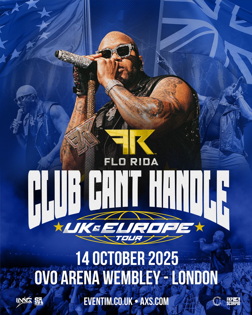stereoboard's tweet image. NEW // We've got a Good Feeling about this one😏
Grammy-nominated, Diamond-certified rapper Flo Rida (@official_flo) will be bringing the party to the @OVOArena on October 14, as part of his Club Can't Handle European Tour!
Snap up tickets 10am Friday 🔥 tinyurl.com/mvspb3ek