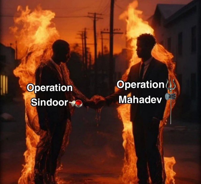 brijessh's tweet image. 🚨 BIG BREAKING 🚨
#OperationMahadev SUCCESSFUL ⚔️
All 3 terrorists behind the Pahalgam terror attack have been ELIMINATED by our brave forces! 🇮🇳
Har Har Mahadev 🇮🇳 🔥