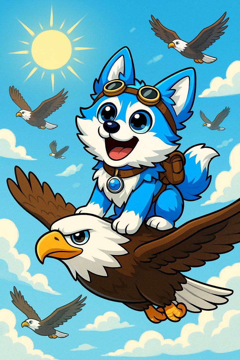 basedhusky's tweet image. BM and happy new week from the blue pup on a mission! 🐾 ☀️
We kicked off a new milestone with the release of the "$BHUSKY Woofpaper" yesterday: now it’s time to keep building with purpose and make onchain kindness go global.
More ideas = More pawsibilities!
🐶 💙