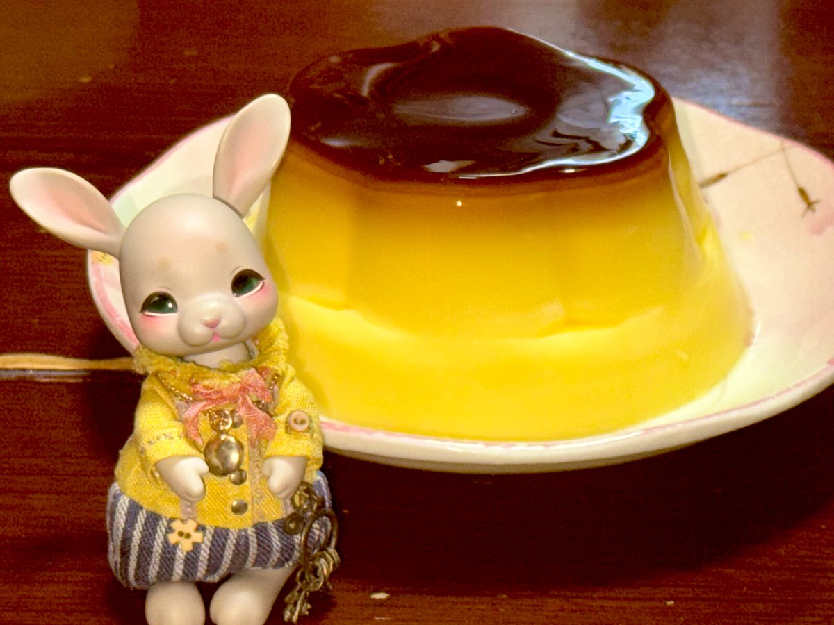 all_i_all_n0's tweet image. プリン、ぷるぷる🩷