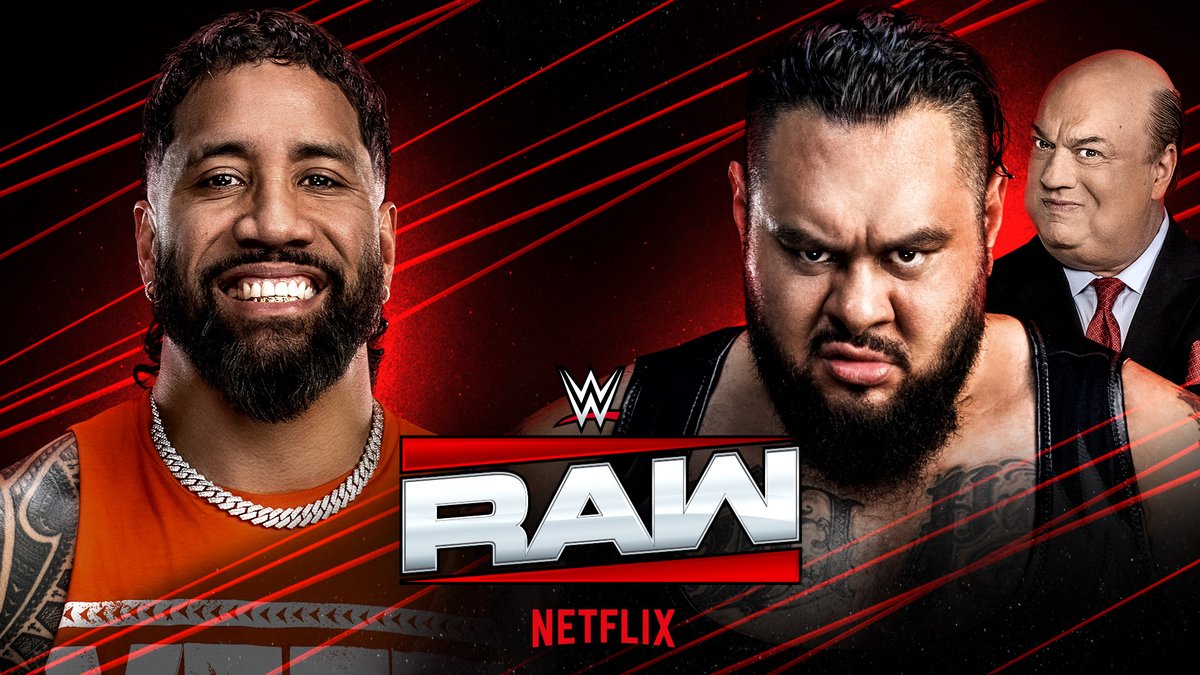 WWEAustralia's tweet image. Today on #WWERaw
💥 Rhea Ripley leads her team into an 8-Woman Tag showdown
🔥 Bronson Reed vs. Jey Uso
👑 Roman Reigns returns on the road to #SummerSlam
🏆 Finn Bálor & JD McDonagh defend the World Tag Team Titles against The LWO
📺 10am (AEST) on @NetflixANZ!
#WWEAustralia