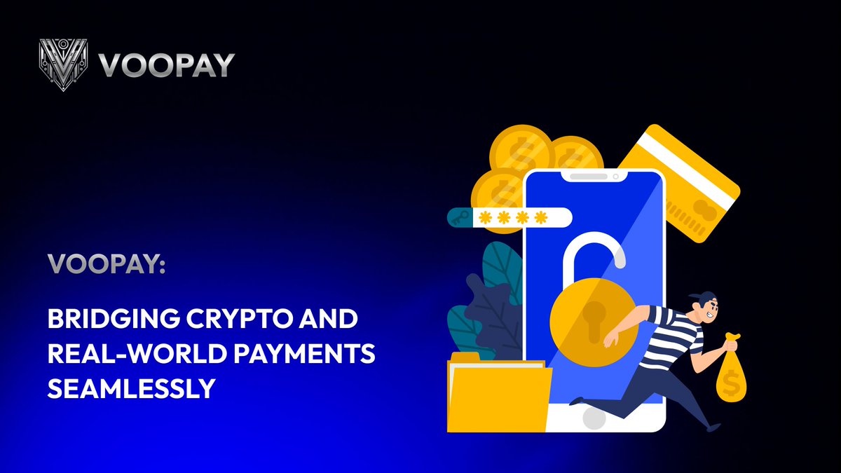 🔐 VooPay is revolutionizing Web3 asset management with secure wallets, multi-currency exchange, and global payment cards accepted at 150M+ retailers!

💳 Seamlessly bridge Web3 &amp; Web2 with easy crypto payments and top-tier compliance.

#VooPay #Web3 #Crypto #DeFi #Blockchain