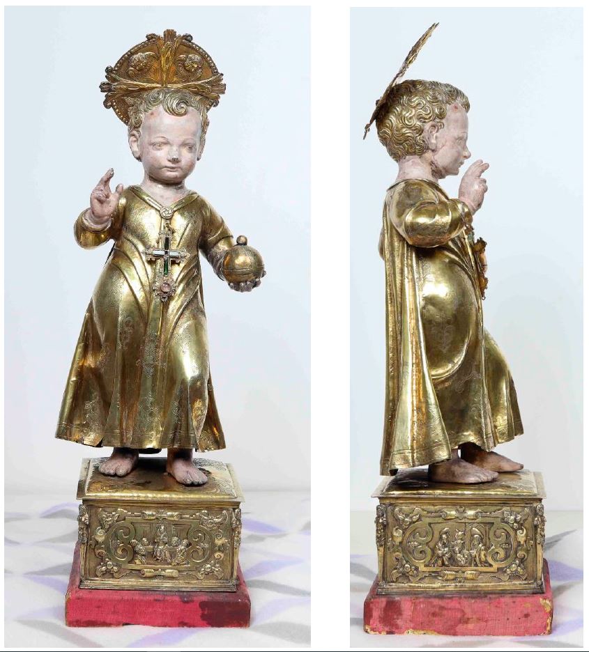 El <a href="/cultura_cat/">Cultura</a> adquiere por 45.000 € esta escultura de plata del Niño Jesús bendiciendo, elaborada en Barcelona en torno al 1600. No tiene aún destino asignado, barajándose el Museu del Barroc  a Manresa, o el del Renaixement, o el MNAC o el MUHBA
contractaciopublica.cat/portal-api/des…