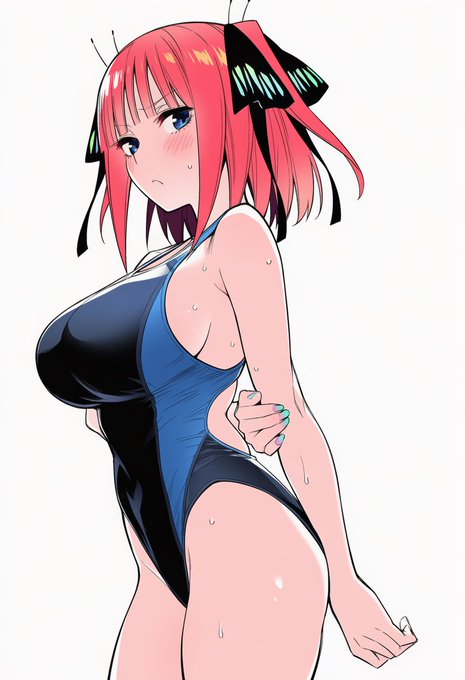 競泳水着の二乃