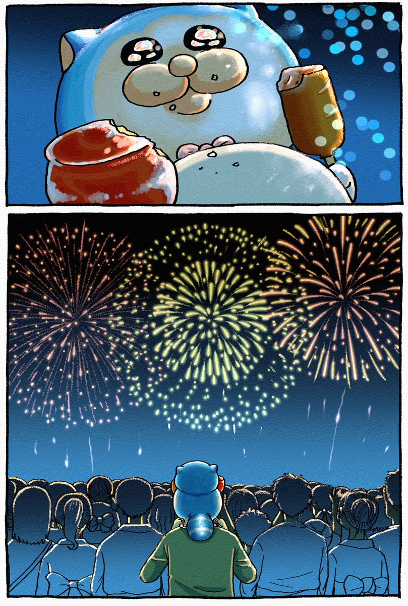 夏祭り🎆🍉
#メロとタビ