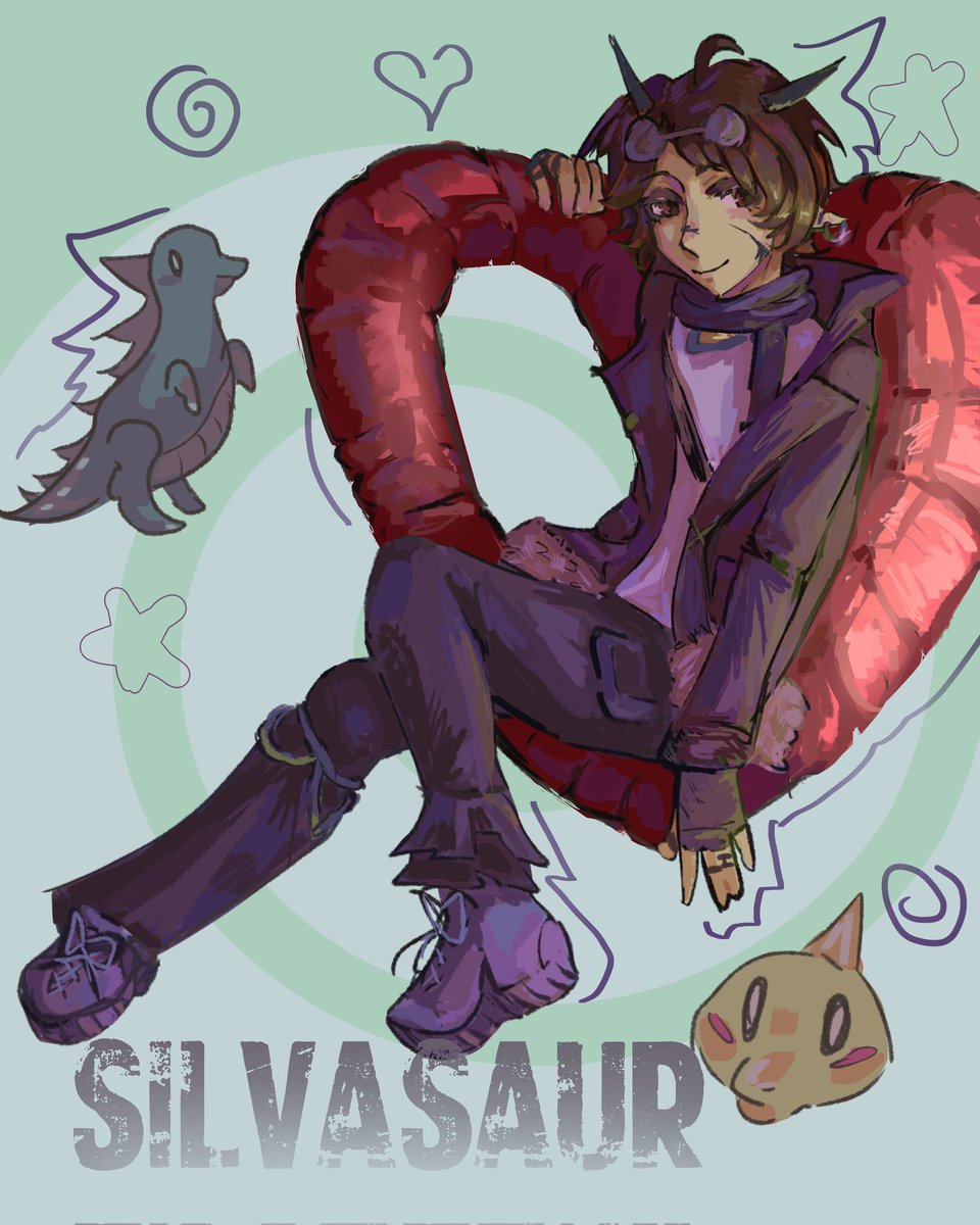 curse0fbinding's tweet image. the world needs more Silva fanart :3 #silvasaurfanart