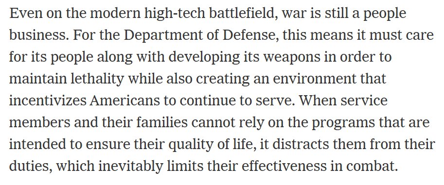 Dan Caldwell 🇺🇸 (@dandcaldwell) on Twitter photo I have an op-ed in <a href="/nytopinion/">New York Times Opinion</a> today with my friend <a href="/DarinSelnick/">Darin Selnick</a> on why the DoD must fix key systems critical to maintaining quality of life for its troops and their families - mainly the Military Healthcare System and housing - in order to effectively fight and win major wars: I have an op-ed in <a href="/nytopinion/">New York Times Opinion</a> today with my friend <a href="/DarinSelnick/">Darin Selnick</a> on why the DoD must fix key systems critical to maintaining quality of life for its troops and their families - mainly the Military Healthcare System and housing - in order to effectively fight and win major wars:
