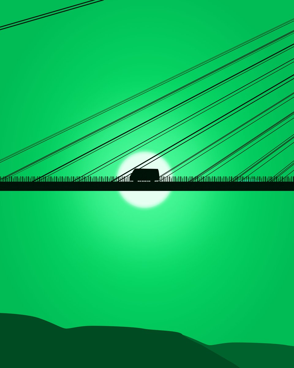 I illustrated bridges for fun🎨