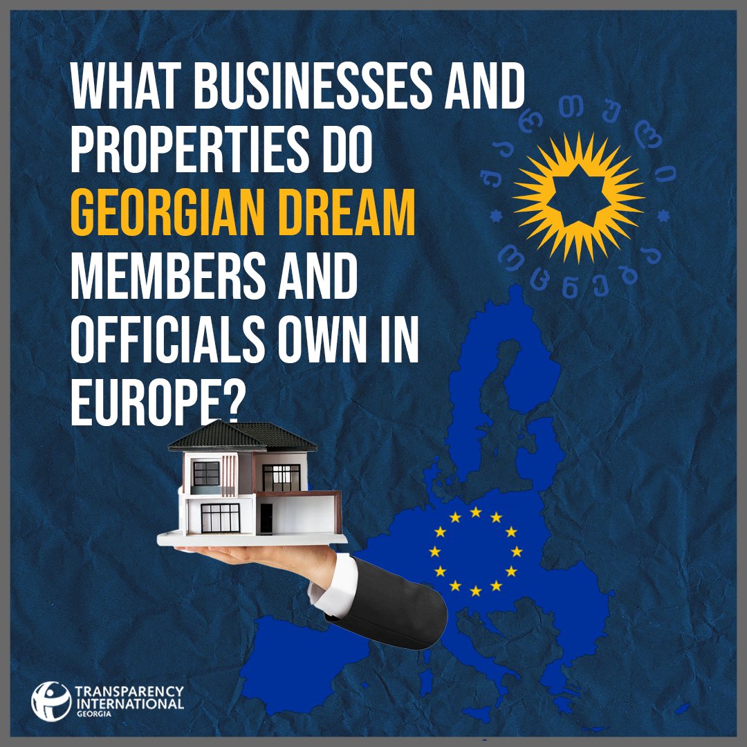⚠️ As Georgian Dream’s actions endanger Georgia’s EU visa-free travel, current and former party officials are buying real estate in Europe, founding companies, and securing EU citizenship for their children.
🔗 Who own companies and real estate in EU countries: