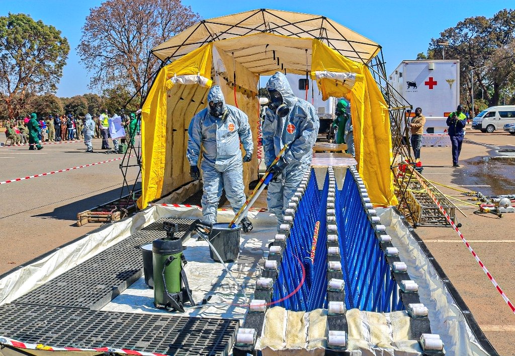 The Government of the Republic of Zambia, with support from the Organisation for the Prohibition of Chemical Weapons #OPCW, hosted the second phase of a four-part training programme on Emergency Response to Chemical Incidents for Anglophone State Parties in Africa, in Lusaka.