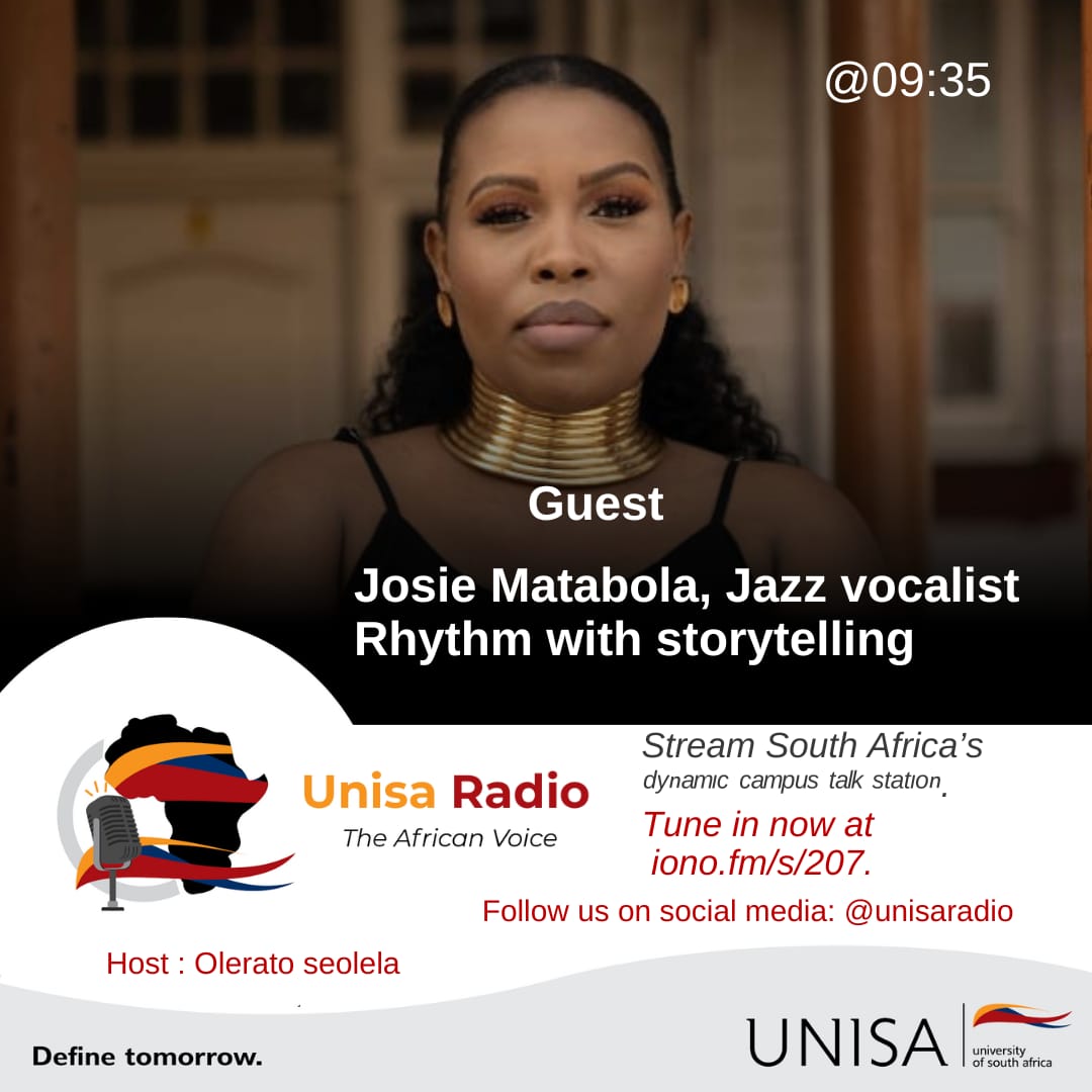 SA State Theatre (@sastatetheatre) on Twitter photo ποΈ Josie Matabola joins <a href="/unisaradio/">UNISA Radio</a> tomorrow at 09:35!
Tune in as she chats about Voice of Heritage ahead of her SAST Fringe show on 15 Aug at Malombo Theatre.
π§ iono.fm/s/207
#SASTFringe #JosieMatabola #VoiceOfHeritage #SAST #UNISARadio ποΈ Josie Matabola joins <a href="/unisaradio/">UNISA Radio</a> tomorrow at 09:35!
Tune in as she chats about Voice of Heritage ahead of her SAST Fringe show on 15 Aug at Malombo Theatre.
π§ iono.fm/s/207
#SASTFringe #JosieMatabola #VoiceOfHeritage #SAST #UNISARadio