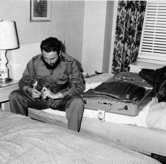 LaboransS_'s tweet image. 15. BM Genel Kurulu&apos;na katılmak için bekleyen Fidel. ABD, 1969.