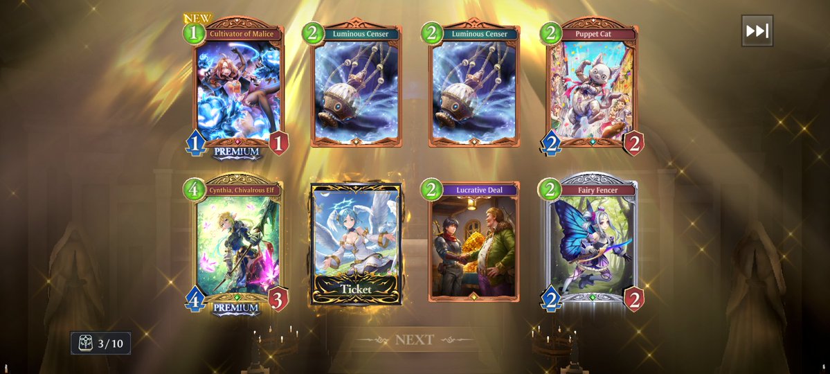 StygianLance's tweet image. An exchange ticket
And for a class I am playing alot of lately 
Got lucky here