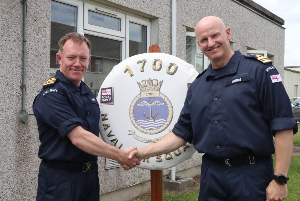 RNAS Culdrose (@rnasculdrose) on Twitter photo Congratulations to Lt Cdr Neil Harris (right) who has taken command of 1700 Naval Air Squadron from Lt Cdr Barry Smith. He said he was hugely excited to be taking over a squadron which has sailors deployed around the world on multiple operations #1700NAS <a href="/1700NAS/">1700 Naval Air Squadron</a> <a href="/RoyalNavy/">Royal Navy</a> Congratulations to Lt Cdr Neil Harris (right) who has taken command of 1700 Naval Air Squadron from Lt Cdr Barry Smith. He said he was hugely excited to be taking over a squadron which has sailors deployed around the world on multiple operations #1700NAS <a href="/1700NAS/">1700 Naval Air Squadron</a> <a href="/RoyalNavy/">Royal Navy</a>