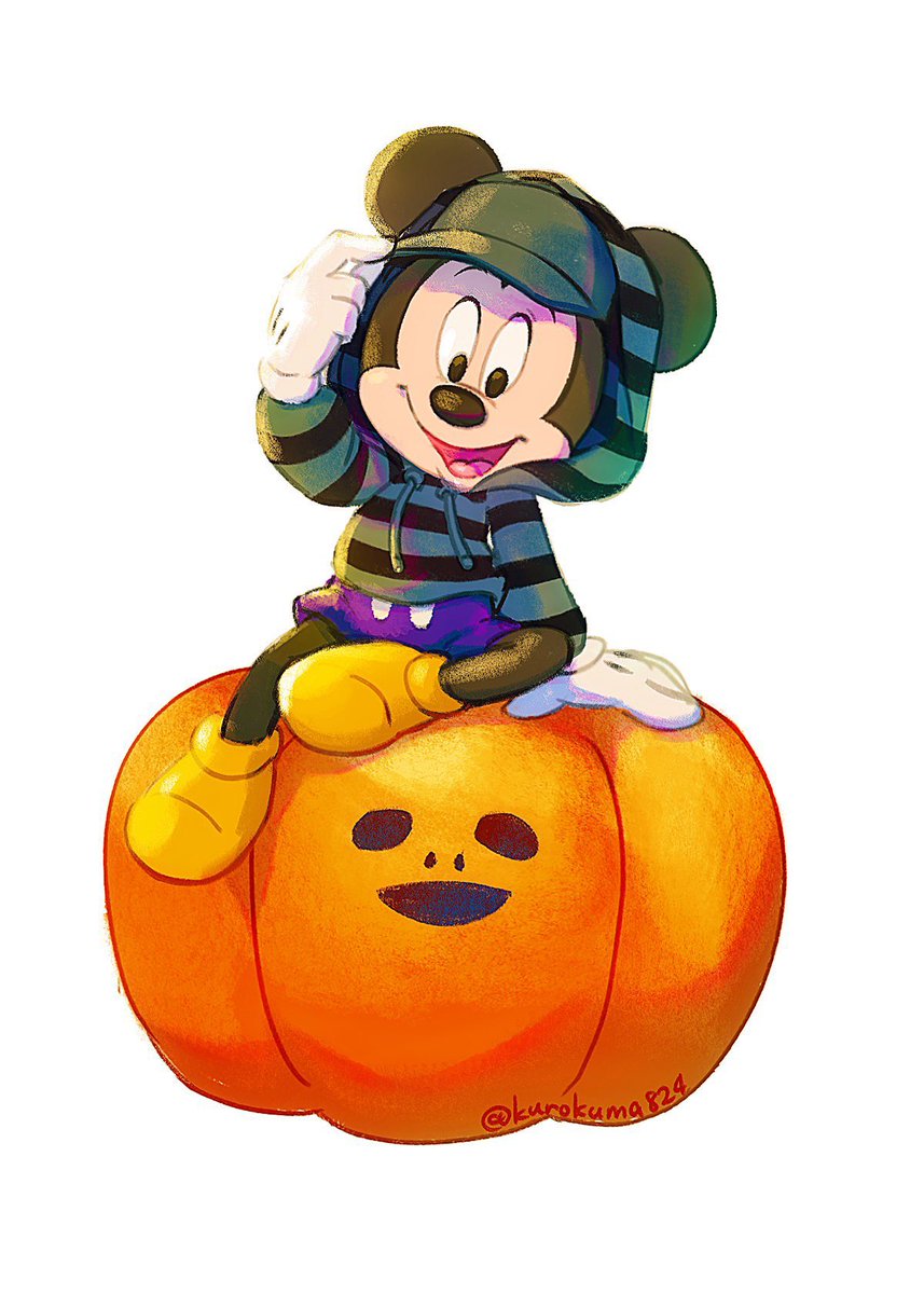 kurokuma824's tweet image. コラボ第二弾&amp;amp;１８周年おめでとうございます🎉🐭🎃

#蘭たんのえ 
#蘭たん18周年