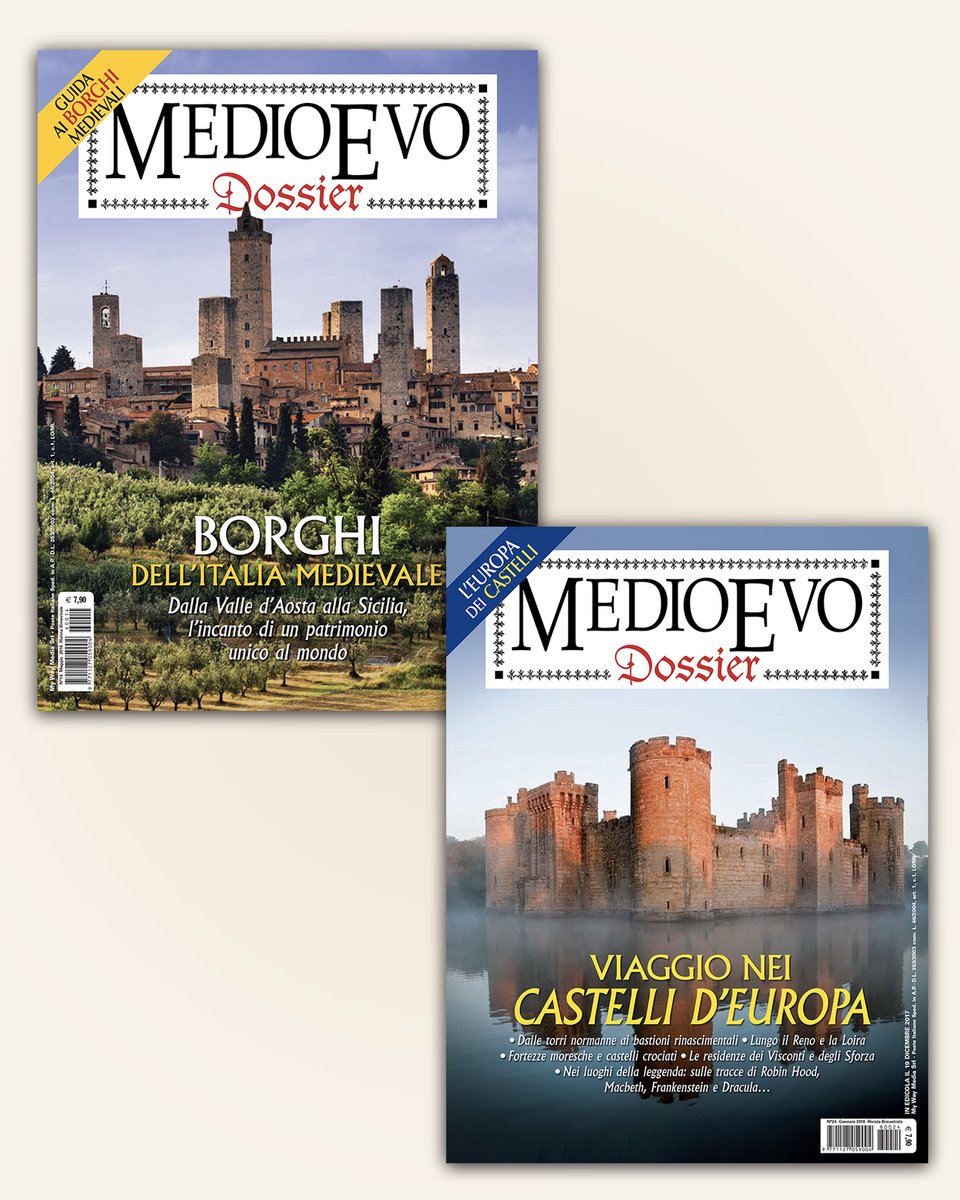 _medioevo's tweet photo. 📚 Sono di nuovo online due Dossier tra i più amati!

🏰 Borghi Medievali
🛡️ Viaggio nei Castelli d’Europa

Per chi ama la storia e sogna luoghi iconici da esplorare.
Leggili qui 👉
🔗 Borghi: https://t.co/izrsMXKGLP
🔗 Castelli: https://t.co/vqFbBIdAMW https://t.co/RhibpBoLZD