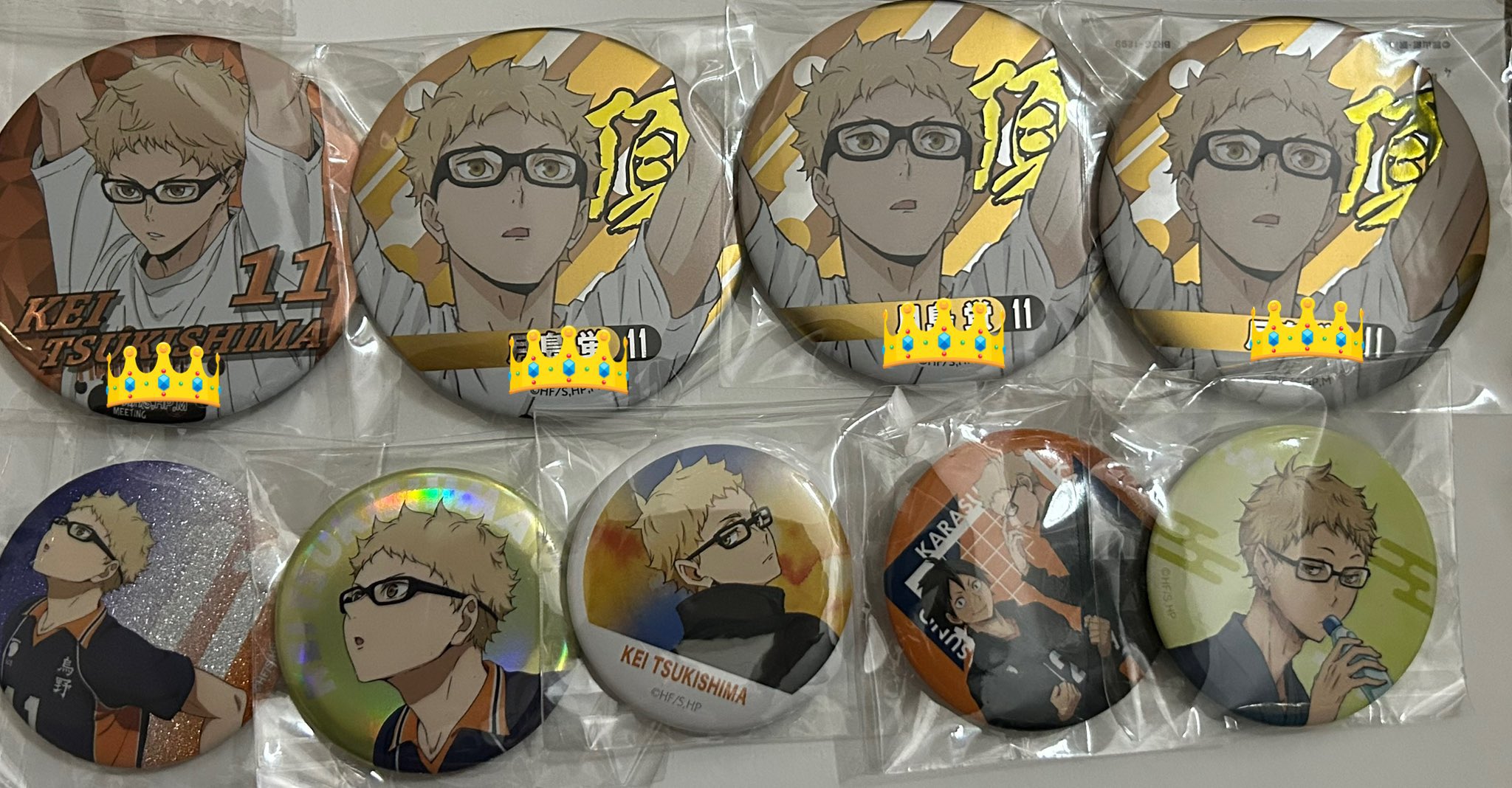 ハイキュー!! 合同練習会 缶バッジ 月島蛍 28個セット ハイキュー ファンパーク 缶バッジ 合同練習会 月島蛍 - メルカリ