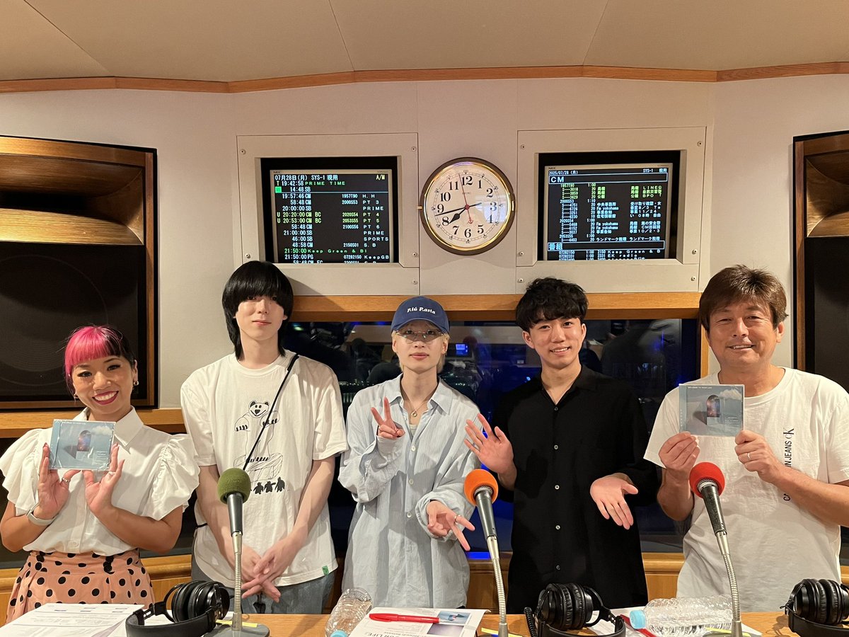 【本日ワンデイゲスト】 #シャイトープ
ありがとうございました！
このあと22時から #ワチドア にもご登場♪
#FMヨコハマ #prime847