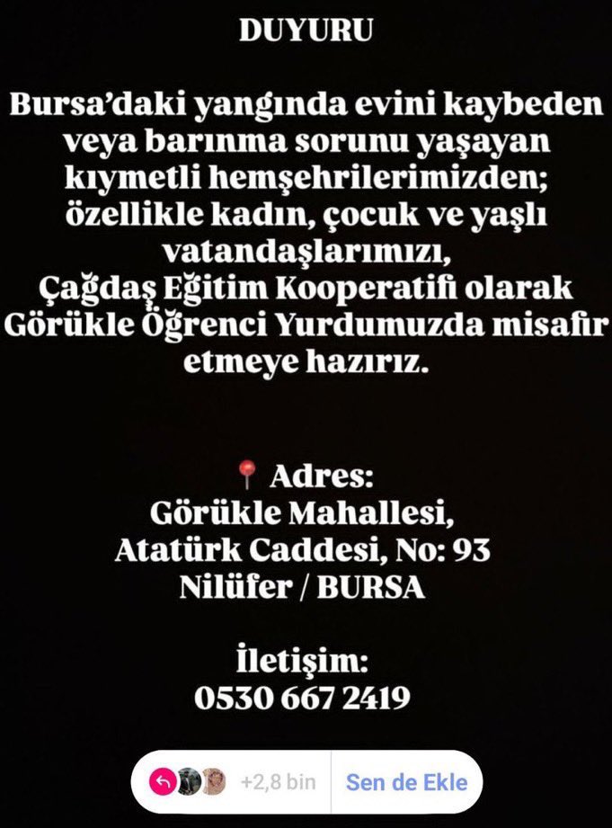 PAYLAŞALIM | Gören herkes yorumlara #BursaYanıyor yazabilir mi?

📍 Nilüfer, Bursa.