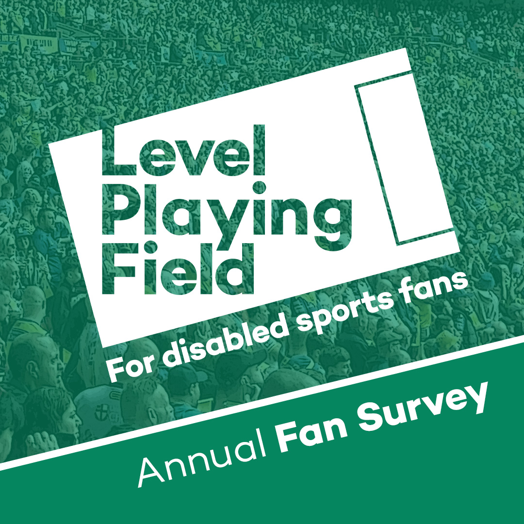 lpftweets's tweet image. ✅ The 2025 Level Playing Field Annual Fan Survey is now live!

Help us collect insight on disabled sports fans’ matchday experiences.

Complete the survey➡️surveymonkey.com/r/LPFSurvey2025
Further details➡️levelplayingfield.org.uk/news-item/2025…