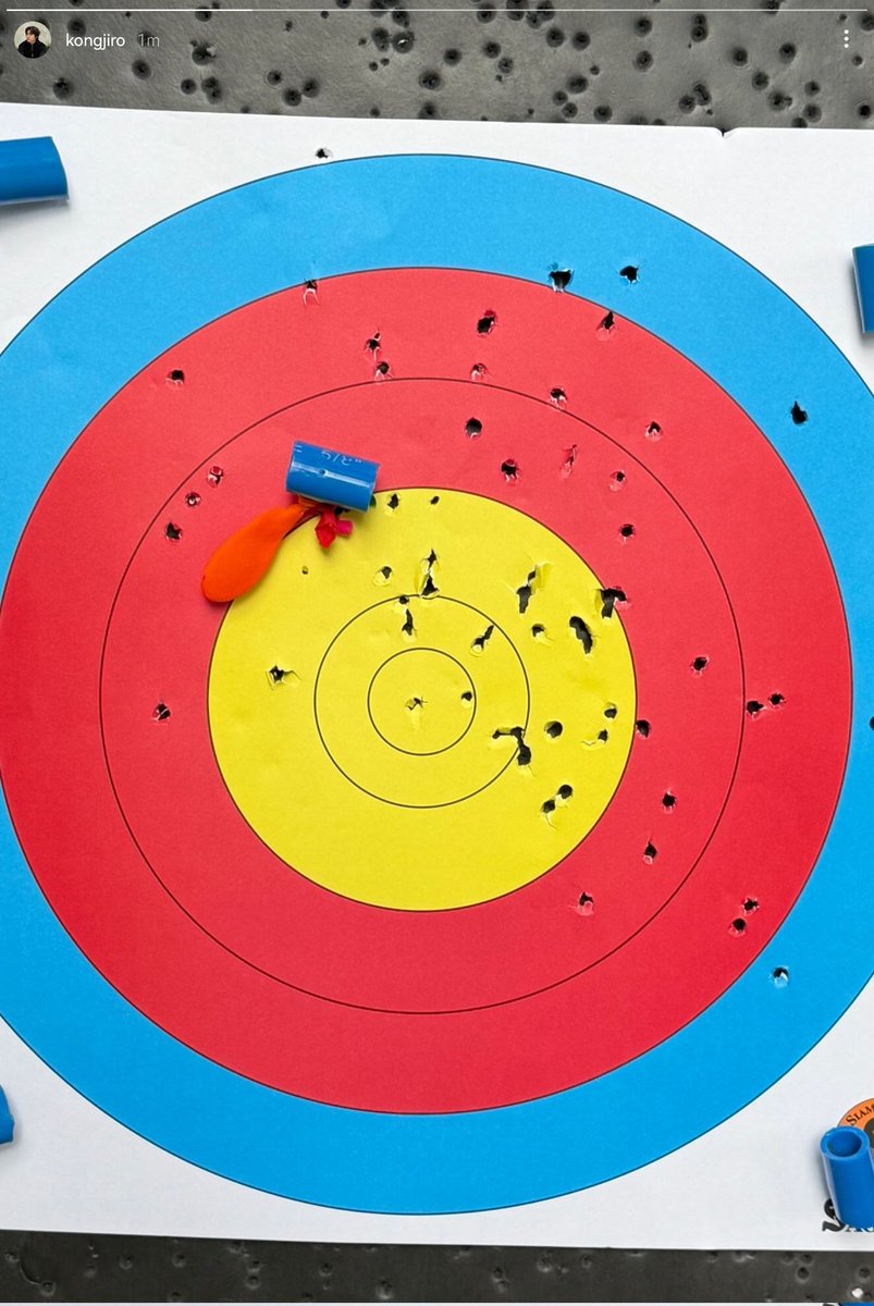 anythingtmk's tweet image. kong practicing archery??