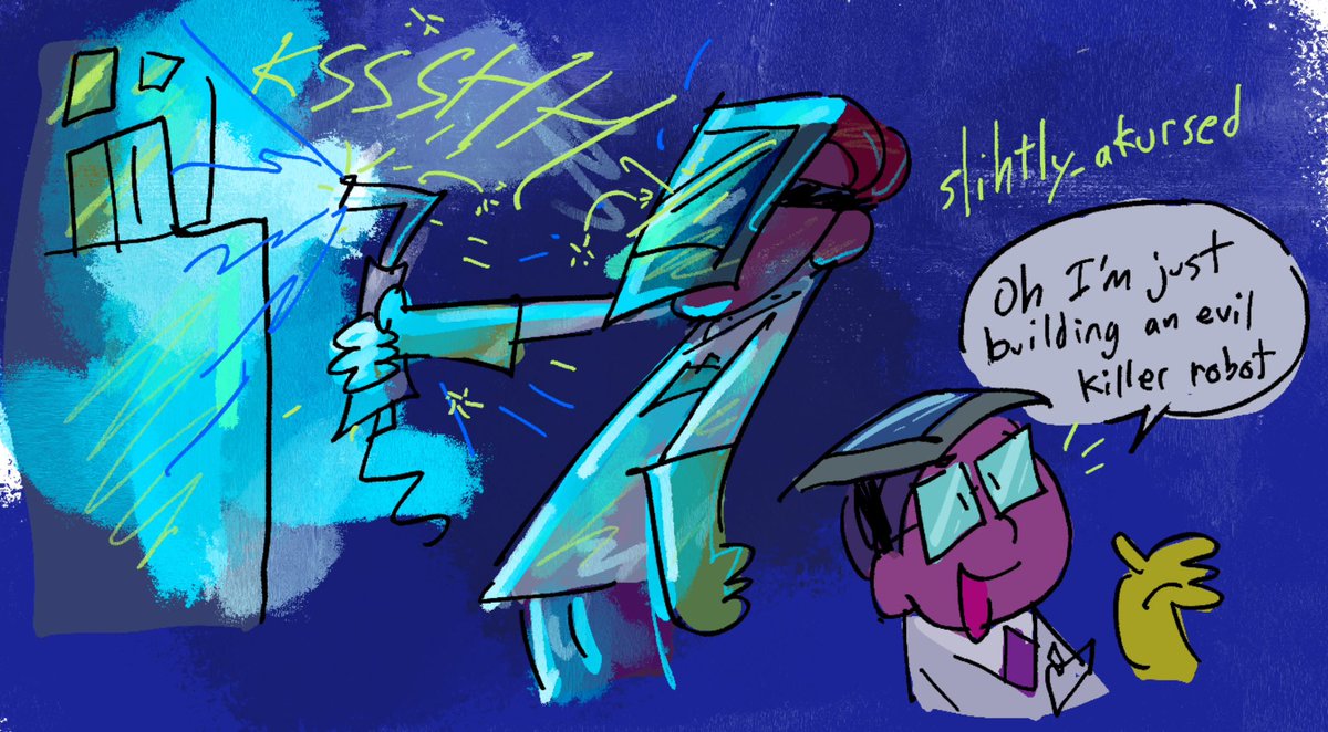 slihtly_akursed's tweet image. Head Scientist cuz I wanted to draw cool lighting and I’m listening to his playlist 
- #investigators #investigatorstwt
#investigatorsfanart -