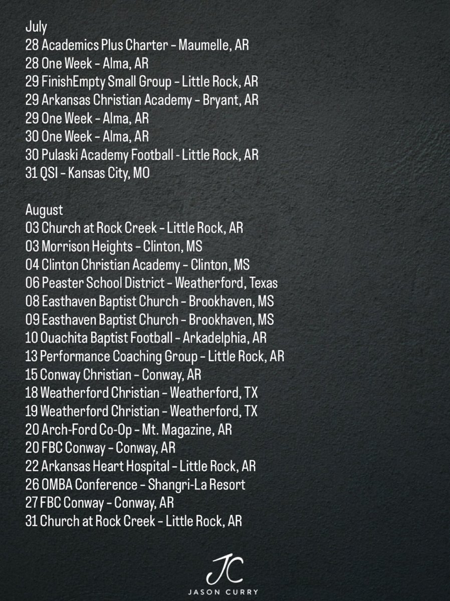 JasonCurry's tweet image. A meaningful stretch ahead—grateful for the opportunity, excited for the impact. #FinishEmpty