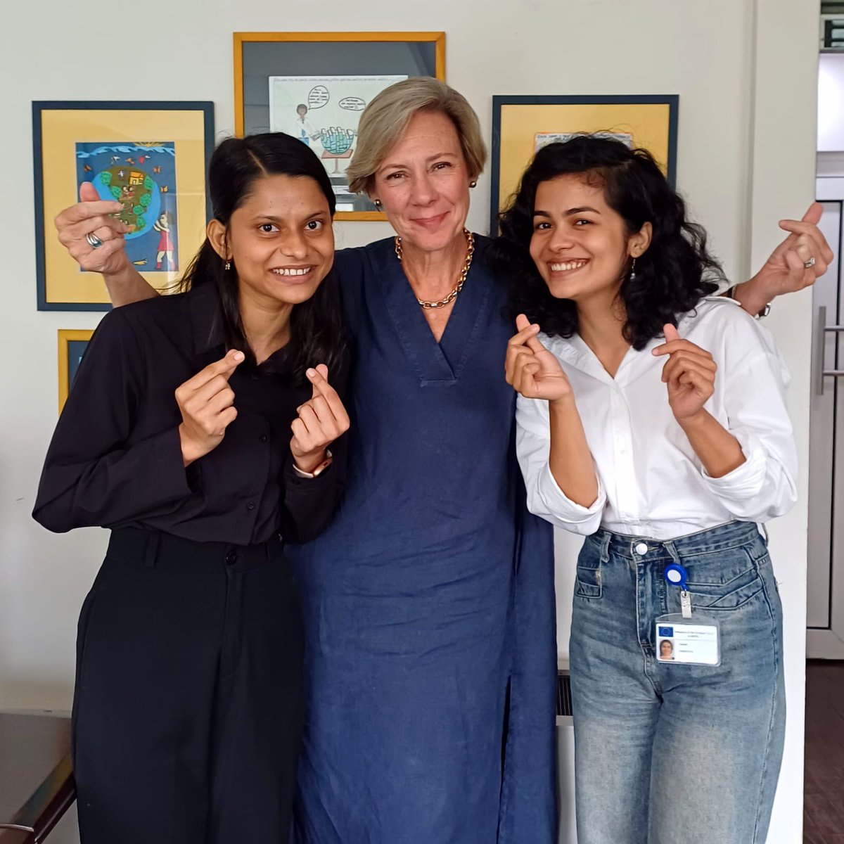Veronique Lorenzo (@euambnepal) on Twitter photo Welcome to the <a href="/EUinNepal/">EU in Nepal</a> Delegation, Jharana & Deepali!
Every year, my colleagues and I have the pleasure of hosting two brilliant Nepali trainees. Iโm excited to support their journey, share what we do, and learn alongside them. ๐ช๐บ๐ณ๐ต #EUinNepal Welcome to the <a href="/EUinNepal/">EU in Nepal</a> Delegation, Jharana & Deepali!
Every year, my colleagues and I have the pleasure of hosting two brilliant Nepali trainees. Iโm excited to support their journey, share what we do, and learn alongside them. ๐ช๐บ๐ณ๐ต #EUinNepal