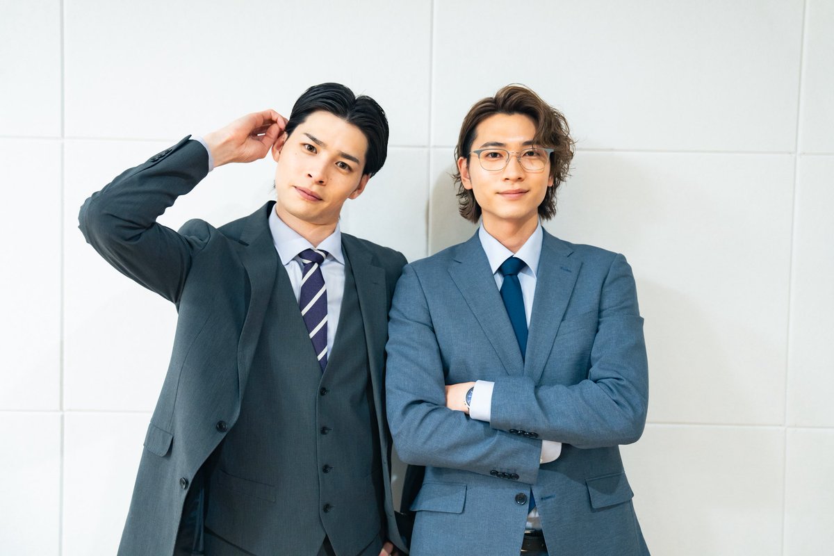 40_10things_tx's tweet image. #ドラマ40までに
オフショット大公開🫧
慶司(#庄司浩平)と佐久間(#青木瞭)の
高身長コンビをお届け📷✨
身長差がないショットは新鮮です…❕😳
佐久間はまだまだ登場しますので、お楽しみに🌼
佐久間が初登場した第4話は、
#TVer で見逃し配信中☕️
🔗tver.jp/episodes/ep3gw…