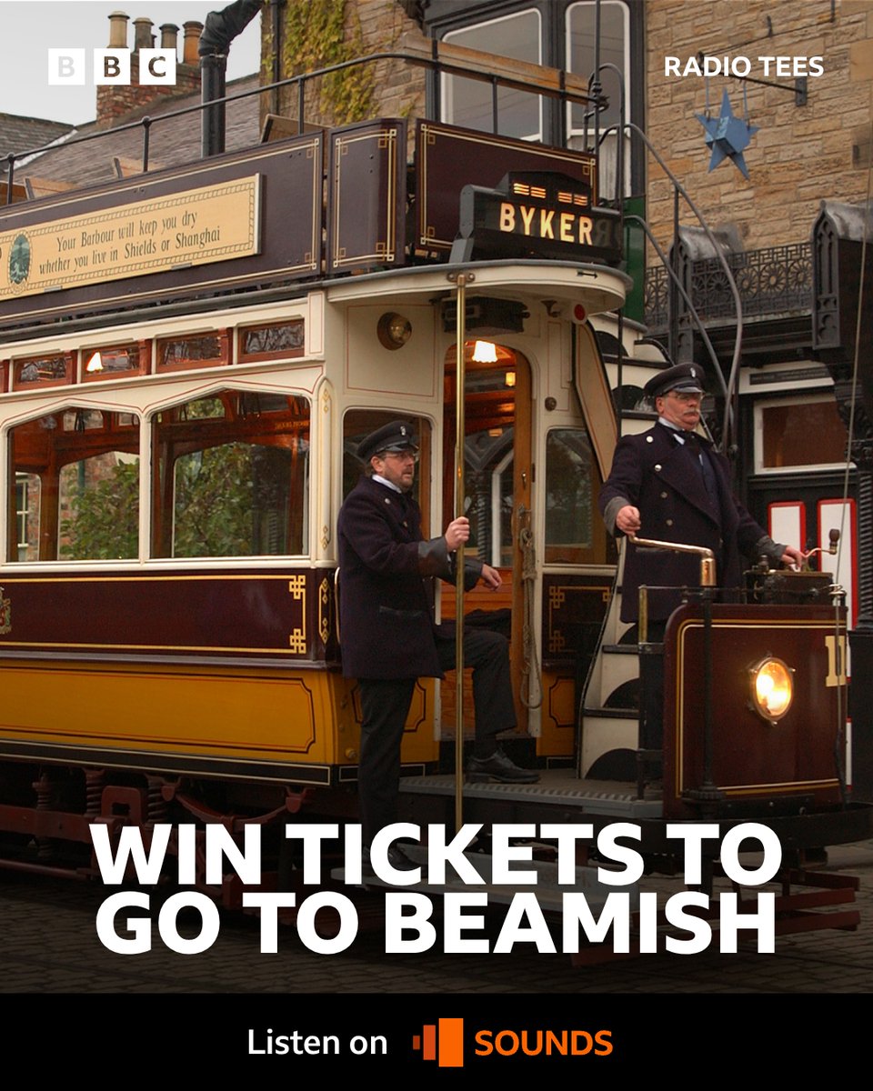 BBC Tees (@bbctees) on Twitter photo You could win tickets to Beamish Museum everyday this week 🎟️
📻 Listen to <a href="/amy_oakden/">Amy Oakden</a> from 7am to be in with a chance to win ⤵️
bbc.in/RTees You could win tickets to Beamish Museum everyday this week 🎟️
📻 Listen to <a href="/amy_oakden/">Amy Oakden</a> from 7am to be in with a chance to win ⤵️
bbc.in/RTees