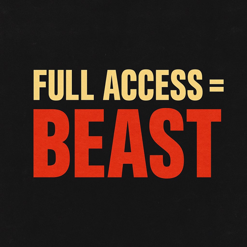 🧬 Full Access = BEAST Mode 🐺🔥

If you’re holding Full Access in @Monad , you’ve unlocked the right to claim the BEAST role in Bastards via <a href="/guildxyz/">Guild</a>.

🚪 Entry to GTD WL for mainnet mint.

🛠️ Verify now &amp; let the beast out: [Get into the server]

<a href="/monad/">Monad ⨀</a> for life…..