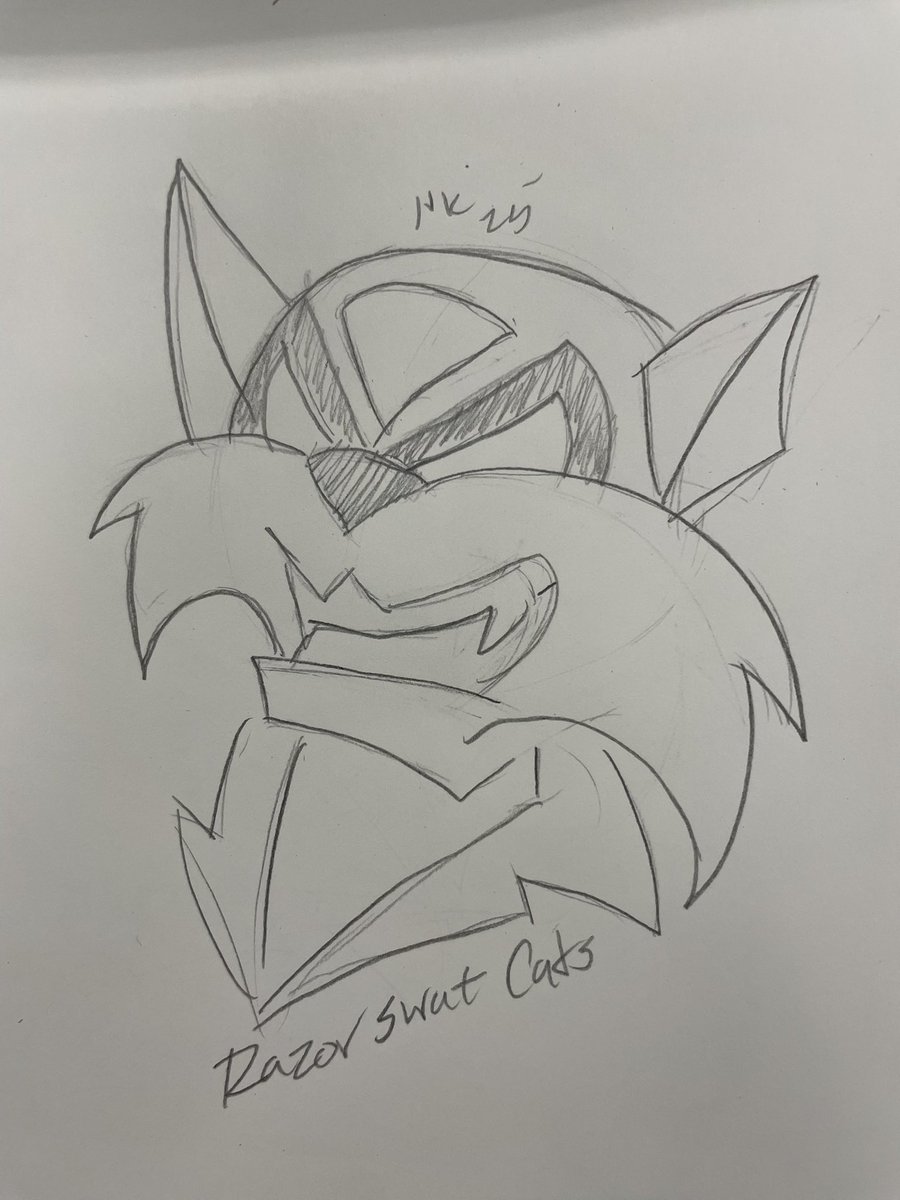 disgruntmonkey's tweet image. Today’s Brain Break Drawing is Razor from Swat Cats.