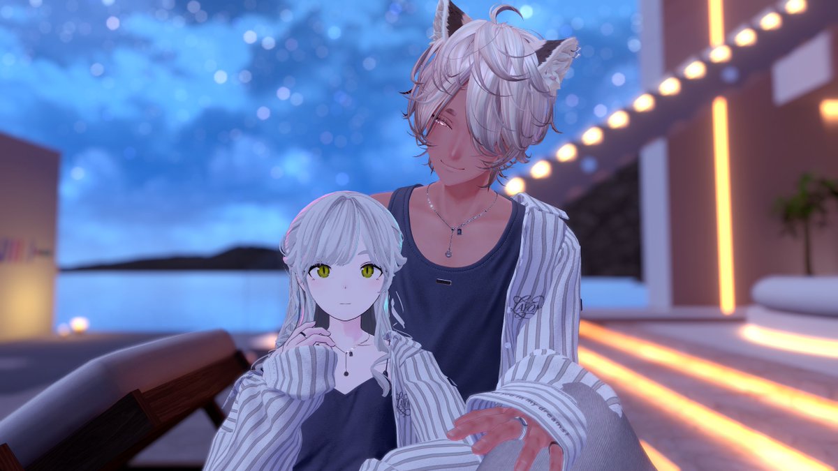 Paraboco's tweet image. アベック風味のペアルックです