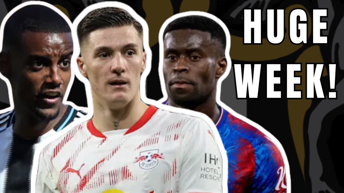 harrydecosemo's tweet image. #NUFC TRANSFER DAILY! ⚫️⚪️🎙️

Huge week ahead…

💰#LFC ready Isak bid - how will club respond?
😬 My worries over a move for Benjamin Sesko.
🎯 Nicolas Jackson &amp;amp; Ollie Watkins are targets?
🤔 Why now might be the time to move for Marc Guehi…

youtu.be/WijSK5zrMyI?si…
