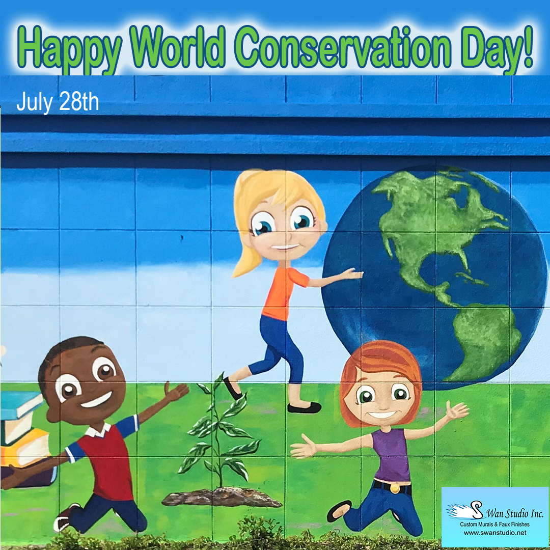 Happy World Conservation Day! #worldconservationday #outdoormural #floridamuralist