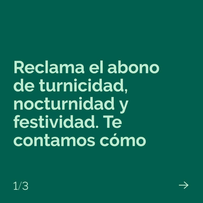 Sindicato_SATSE's tweet photo. ¿Te deben complementos retributivos de turnicidad, nocturnidad y festividad durante tus vacaciones o periodos de IT? 

🗣️ Ya puedes reclamarlos, ¡contacta con tu delegado o delegada sindical! #enfermería #fisioterapia