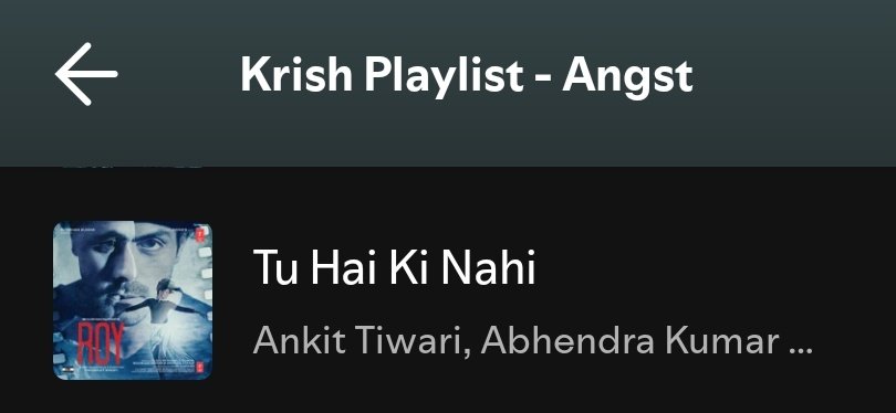 Varun_RK88's tweet image. Tu Hai Ki Nahi in Krish Kapoor&apos;s [Ahaan Panday&apos;s spotify] Playlist 

#RanbirKapoor #AhaanPanday