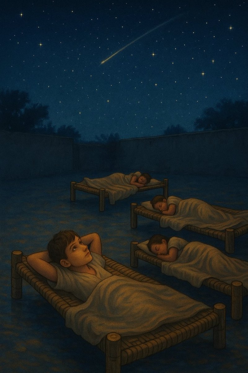 prasannatweetzz's tweet image. In childhood, we used to sleep watching the stars in the sky❤️