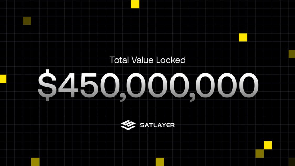 Seymirel's tweet image. Satlayer just hit $450M TVL and the TGE hasn’t even happened yet. 

This isn’t just hype anymore, it’s proof the system actually works, cause we all know that numbers won’t lie.

Demand keeps growing, integrations are rolling out, and the numbers don’t stop. 

At this pace, $500M…